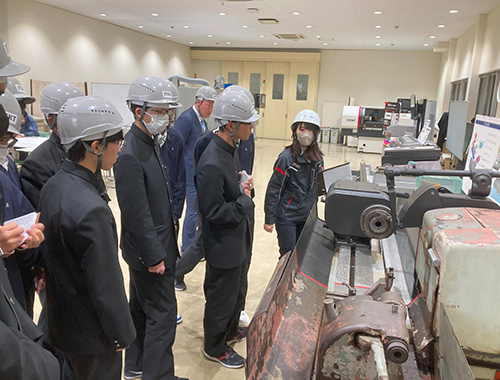 愛知県立幸田高等学校 工場見学(近隣3社合同実施)