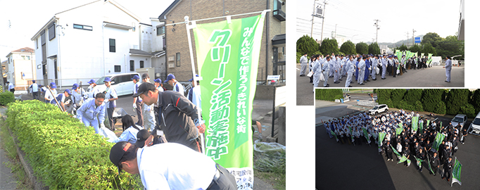 ごみゼロ運動(近隣4社合同社会貢献活動)